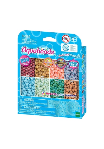 35089 Aquabeads Suluboya Renkleri Yedek Boncuk Pakedi- 800 Parça +4 Yaş