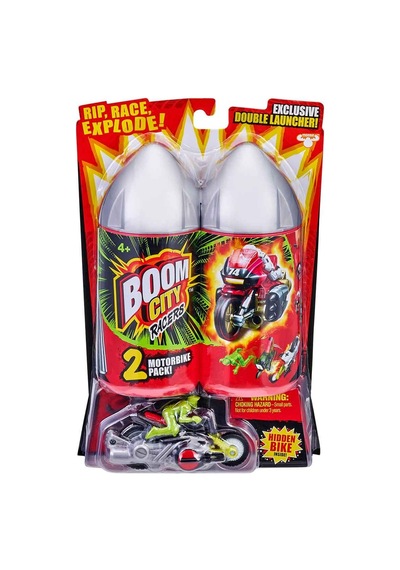 Boom City Racers Motorsiklet 2'li Paket Bmc06000