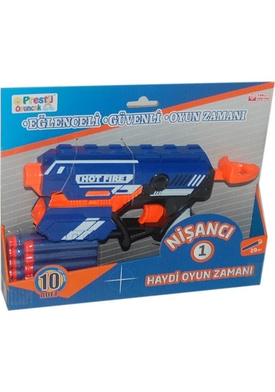 Prestij Oyuncak Nörf Tabanca ve 20 Mermi Nörf Tarzı