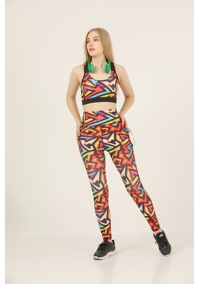 Missmaral Kadın Spor Tayt Yüksek Bel Çift Cepli Oranj -geometrik Dijital Slim Fit 1058 Oranj - 188143480 Oranj Missmaral Kadın Spor Tayt Yüksek Bel Çift Cepli Oranj -geometrik Dijital Slim Fit 1058 Oranj - 188143480 Oranj