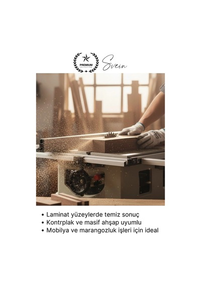 Dairetestere 180 Mm 40 Diş Ahşap Kesim Daire Testere Diski Mdf Ve Sunta İçin Profesyonel Hassas 40t