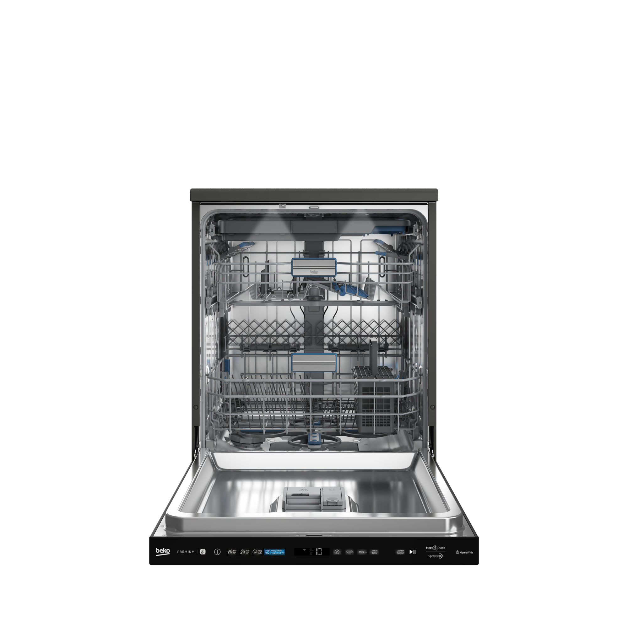 Beko B 811 DİHP Yapay Zekalı Premium Serisi 15 Kişilik Solo Bulaşık Makinesi