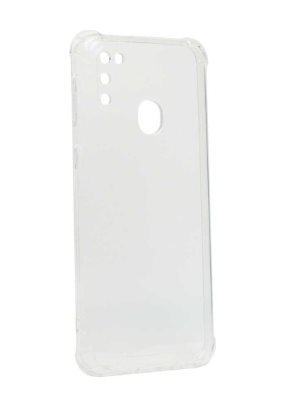 Zore Galaxy Uyumlu M21 Kılıf Msra Kamera Korumalı Nitro Anti Shock Silikon - Renksiz Renksiz