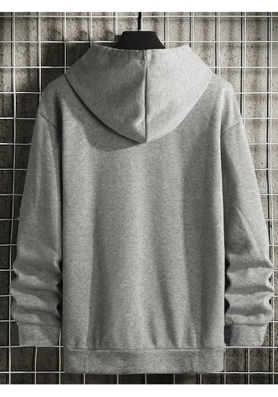 Altamira Erkek Baskılı Oversize Kapşonlu Sweatshirt 001