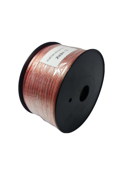 Herz 2X0.75Mm Hoparlör Kablosu 100Metre Şeffaf