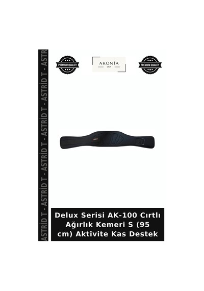 Delux Serisi Ak-100 Cırtlı Ağırlık Kemeri S 95 Cm Aktivite Kas Destek Çok Renkli