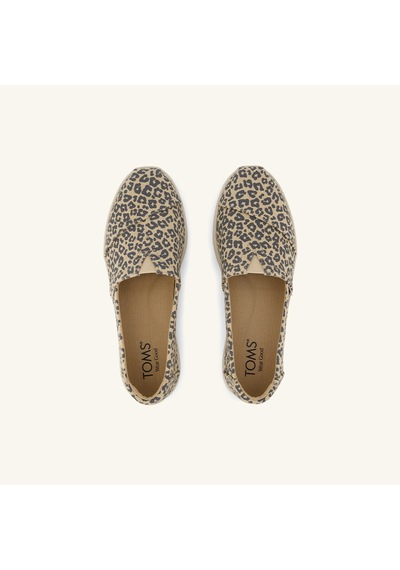 10023031 Leopard Espadril Kadın 10023031 Toms Oatmeal Small Leopard Spots