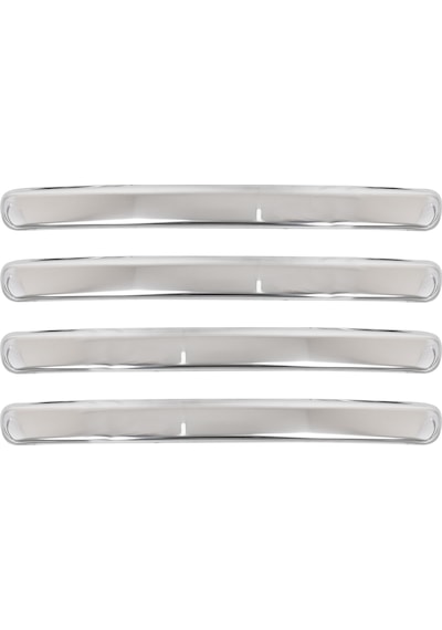 Volkswagen Caddy Uyumlu 2003-2010 Krom Ön Tampon Kaşı 4 Parça Paslanmaz Çelik