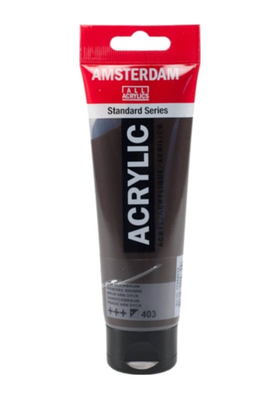 Akrılık Boya Amsterdam Vandyke Brown 120Ml. 403