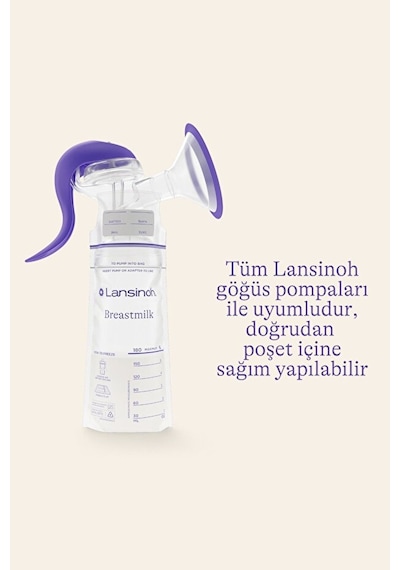 Lansinoh® Anne Sütü Saklama Poşetleri 50 Adet