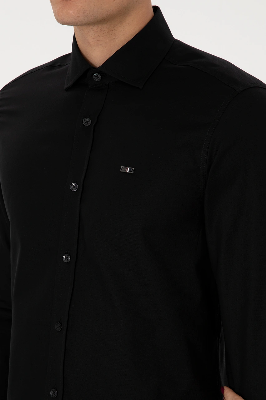 U.s. Polo Assn. Erkek Siyah Gömlek Basic 50307673-vr046 Siyah U.s. Polo Assn. Erkek Siyah Gömlek Basic 50307673-vr046 Siyah
