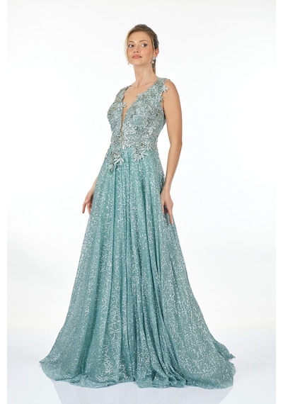 Vıva D'or Abiye Mint Kadın Elbise 2317206 001