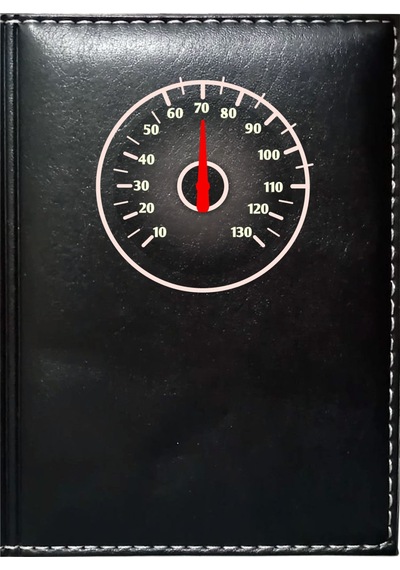 Promosyon Denizi Kilometre 1 Görselli Siyah Ruhsat Kabı