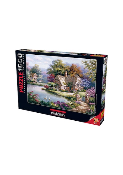 Anatolian Puzzle 1500 Parça Kuğular Ve Kır Evi 4529