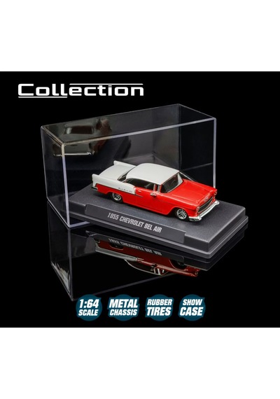 Majorette Collection Chevrolet Bel Air 1955 Model Araç Kırmızı / Beyaz Model Araba