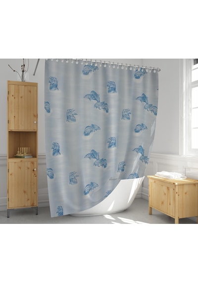 Zethome Evdy Banyo Duş Perdesi 7085 Tek Kanat 1x110x200 Çok Renkli