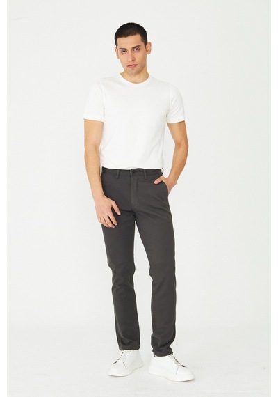 Antrasit Smart Casual Erkek Chino Pantolon Haki