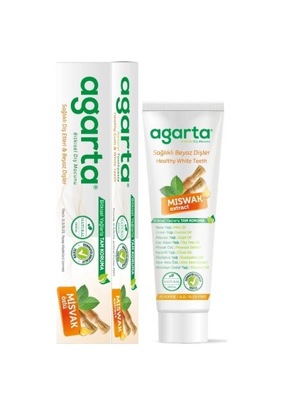 Agarta Doğal Diş Macunu 100ml Misvak Özlü Beyazlık