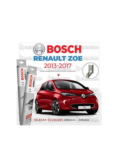 Renault Zoe Muz Silecek Takımı 2013-2017 Bosch Aeroeco
