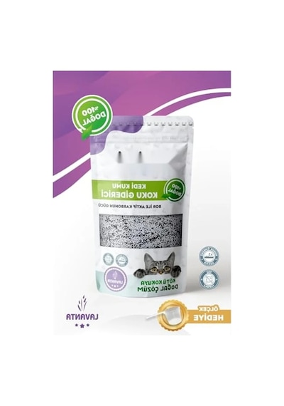 Koku Giderici Aktif Karbon Katkılı Kedi Kumu 300 Gr
