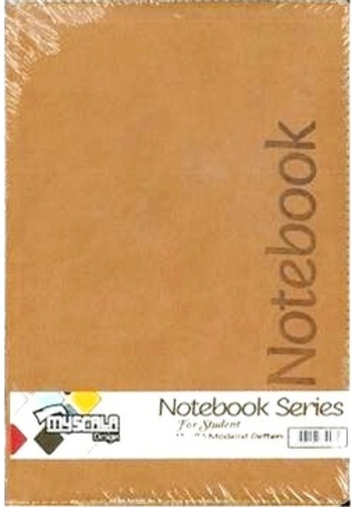 Özkan Modelist Defter Cilt Bezli 17x24 Yaprak Çizgisiz Kahverengi