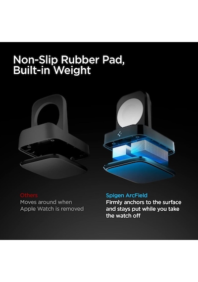 Spigen PowerArc ArcField Apple Uyumlu Watch Kablosuz Şarj Cihazı + Dock