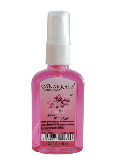 Çanakkale Kolonyaları Japon Kiraz Çiçeği Kolonyası Sprey 30 x 50 ML﻿