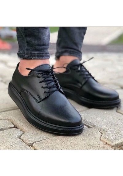 Ch003 Cst Pelle Classica Erkek Ayakkabı Sıyah Siyah