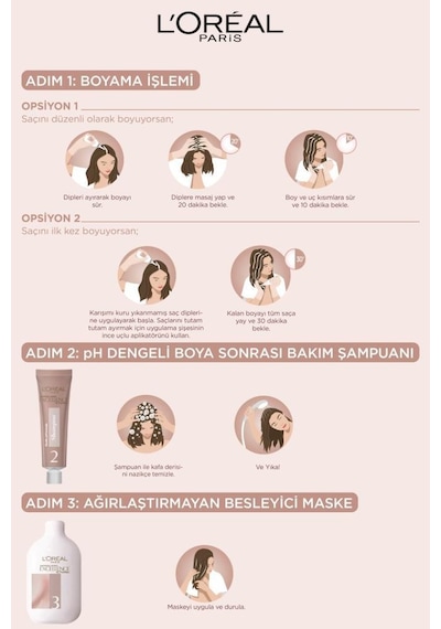 L'Oréal Paris L'Oréal Paris Excellence Creme Nude Renkler Saç Boyası – 6U Nude Koyu Kumral Diğer