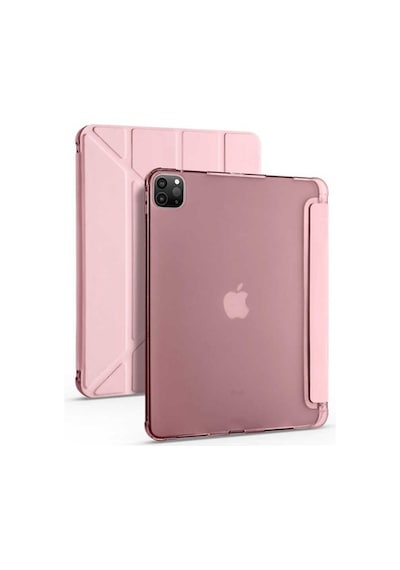 Apple Uyumlu iPad Pro 12.9 5. Nesil 2021 Kılıf Trifolding Kalem Bölmeli