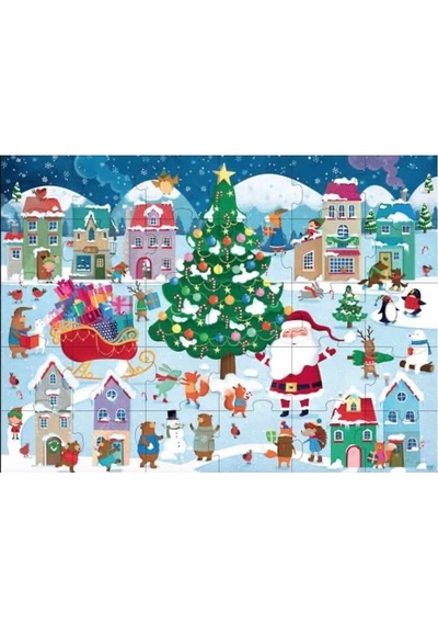 Magic Christmas Giant Puzzle Mavi