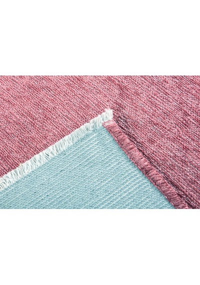 Pembe Düz Modern Yıkanabilir Antibakteriyel Halı - Yohm11500p