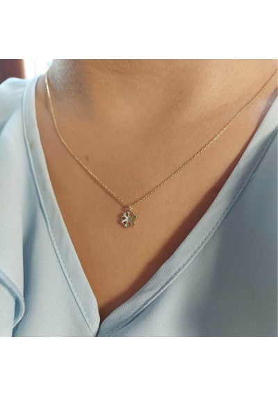 Bilezikhane Kar Tanesi Altın Kolye 30226204