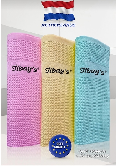 İlbay's Temizlik Bezleri 3 Paket 9 Adet Baskılı Qr Kodlu (İthal)