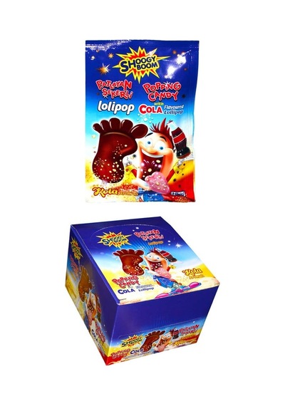 Shoogy Boom Patlayan Şeker 12 Gr 48'li Paket Kola Aromalı 6'li Paket