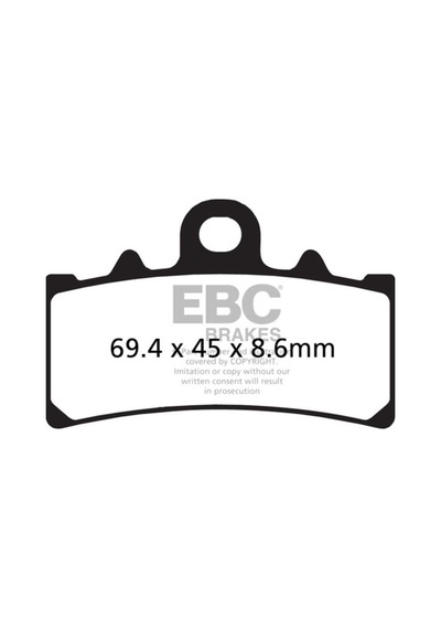 Ebc Fa606hh Ktm Duke 250/390 ,rc390,adv Sinter Ön Fren Balatası