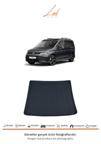 Volkswagen Caddy 3d Havuzlu Paspas Bagaj Havuzu Seti 2021 Ve Sonrası Uyumlu
