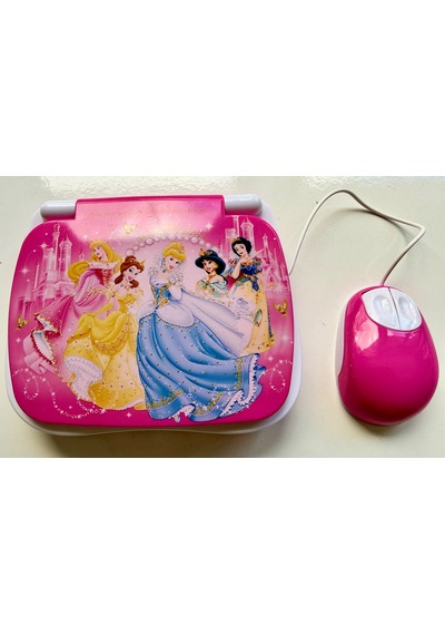 100 Fonksiyonlu Türkçe İngilizce Eğitim Bilgisayarı 2ın1 Set Eğitici Bilgisayar Ve Mouse Laptopu Pembe