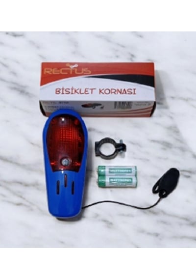 Rectus 8 Sesli Bisiklet Kornası Mavi