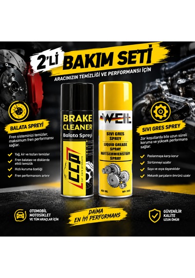 İkili Bakım Spreyi Seti