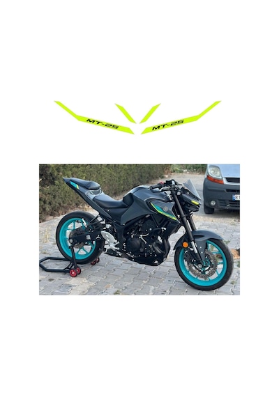 Akdesen Mt-25 2021-2024 Neon Sticker 1