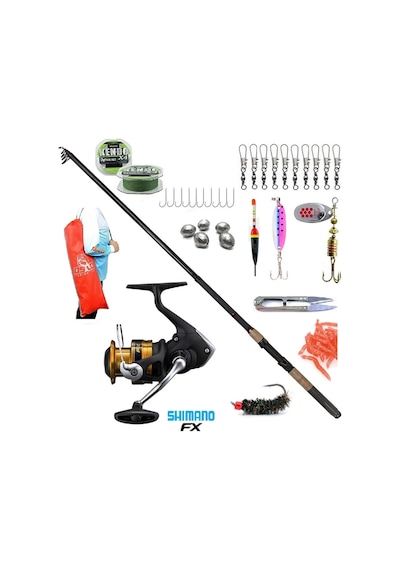 Fx2000 Remixon Sapphire180cm Tele Alabalık-mercan Spin Olta Takımı Seti