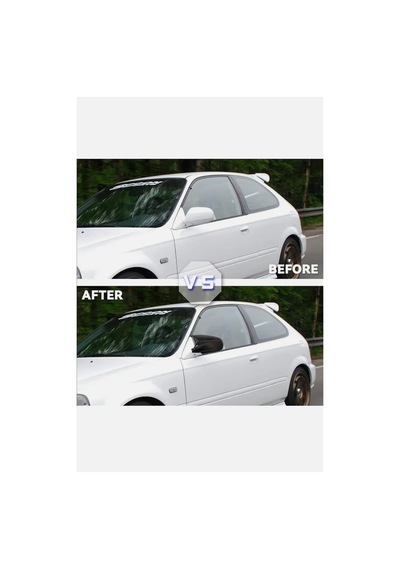 Honda Civic 1996-2001 Yarasa Ayna Kapağı Pianoblack İthal Abs Plastik A+ Kalite