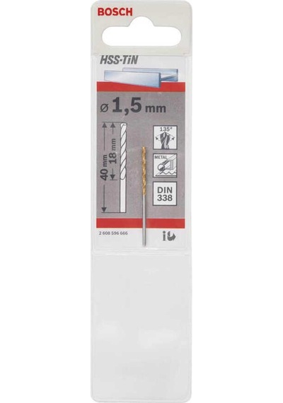 Bosch HSS-TiN 1.5x40 mm Matkap Ucu - 2608596666