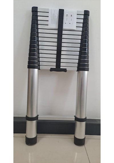 Teleskopik Merdiven 15 Basamaklı 625cm - 6,25 Mt 49 X 9,5 X 104 Cm Kapalı Konum