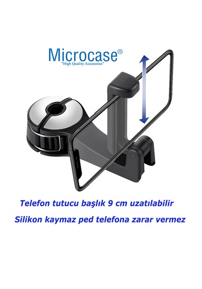 2in1 Araç Koltuk Arkası Telefon Tutucu Eşya Taşıma Askısı-al4536