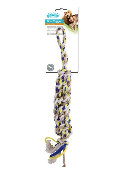 Techmrt Pawise Floss Tugger Tutma Saplı İp Çubuk Köpek Oyuncağı 43 Cm