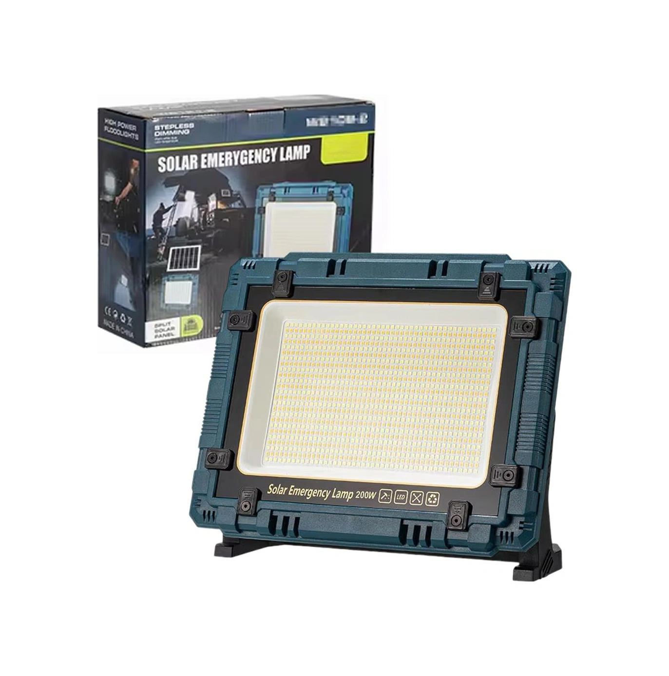 Powermaster W8109-1 Kamp Tipi 200watt Ledli Solar Aydınlatma
