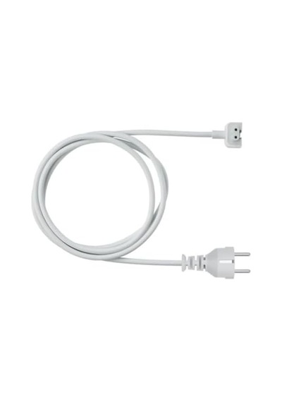 Macbook Uyumlu Şarj Adaptörü Uzatma Kablosu 1.8m Toprak Korumalı, Tr Fiş, Galvanizli Kalaylı Kablo