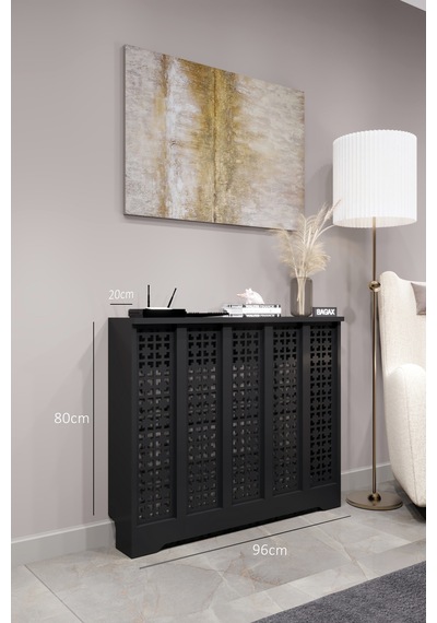Dekoratif Petek Dolabı Kalorifer Peteği Kapatma Ünitesi Modern Tasarım İç Ölçü 96 Cm Dış Ölçü 100 Cm Petek 96 Siyah D8 Dekoratif Petek Dolabı Kalorifer Peteği Kapatma Ünitesi Modern Tasarım İç Ölçü 96 Cm Dış Ölçü 100 Cm Petek 96 Siyah D8